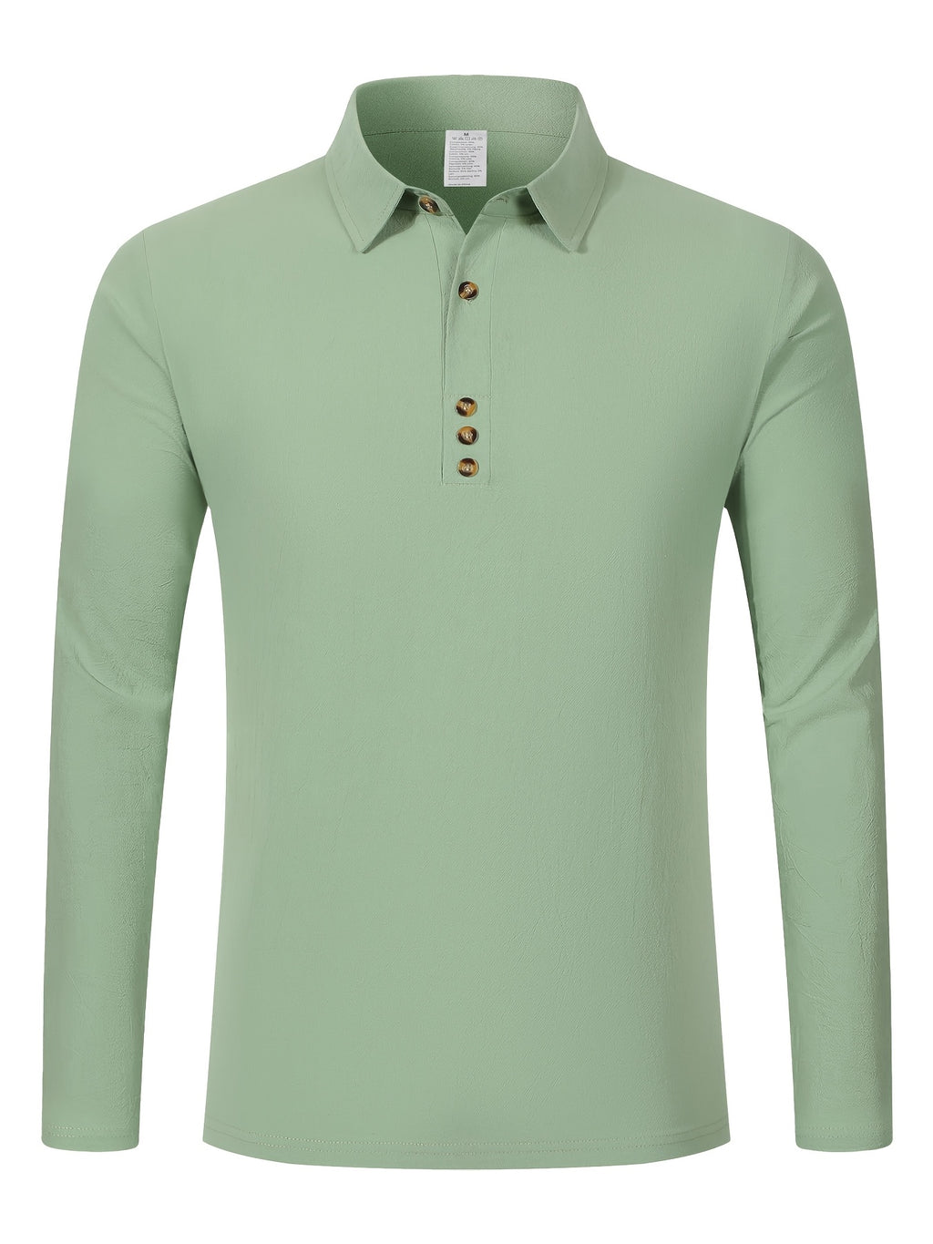 2pcs Set Men'S Autumn New Style Long Sleeve Shirt Suitable for Daily Wear - Blue+Green
