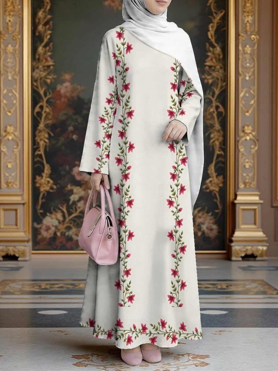 New Muslim Women'S Clothing Arrives, Women'S Dress, Classic Loose Fit, Middle Eastern Traditional Robe, Elegant Muslim Long Dress, Long Abaya, Restoring The Essence of Middle Eastern Traditional Robes, Suitable for Prayer, Commuting, And Parties - Mixed colors