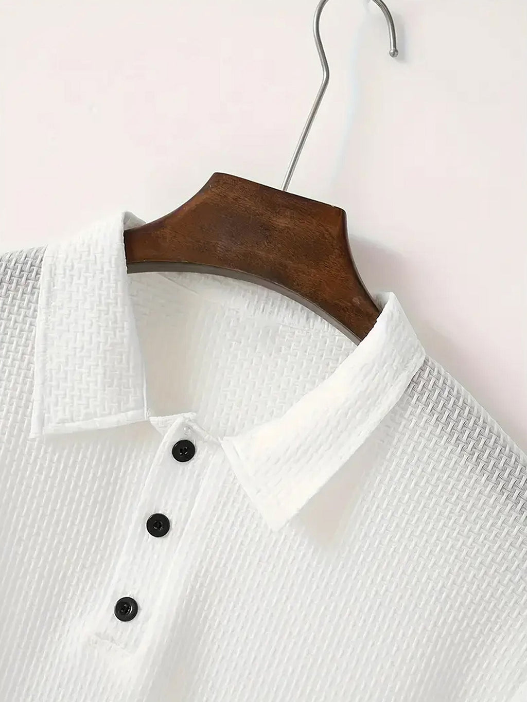 GS1080 Men's "C" Letter Print Breathable Summer Refreshing Quick-Dry Lapel Multi-pc 3pcs Polo Shirt, Men's Short-Sleeve T-Shirt, Men's Apparel Top for Golf, Fishing, Basketball, Camping, Beach - White-Khaki-Blue