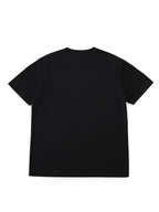 Men'S Short-Sleeve Printed T-Shirt, Item, Music-Themed Graphic on Black Background, Relaxed Fit, Suitable for Back-To-School Season, Casual, Work, Vacation, Everyday Casual - Black