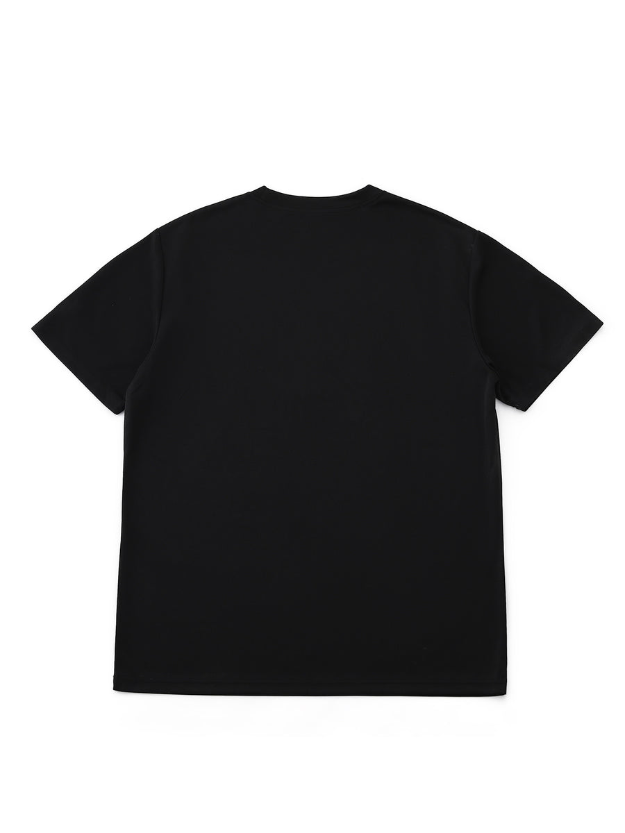 Men'S Short-Sleeve Printed T-Shirt, Item, Music-Themed Graphic on Black Background, Relaxed Fit, Suitable for Back-To-School Season, Casual, Work, Vacation, Everyday Casual - Black