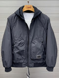 Jacket Outerwear Men'S New Style Trendy Cool American Retro Baseball Uniform Loose Men'S Top - Black