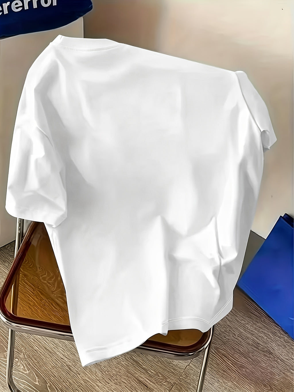 Summer Fashion Trend Top, Short-sleeve T-shirt - White