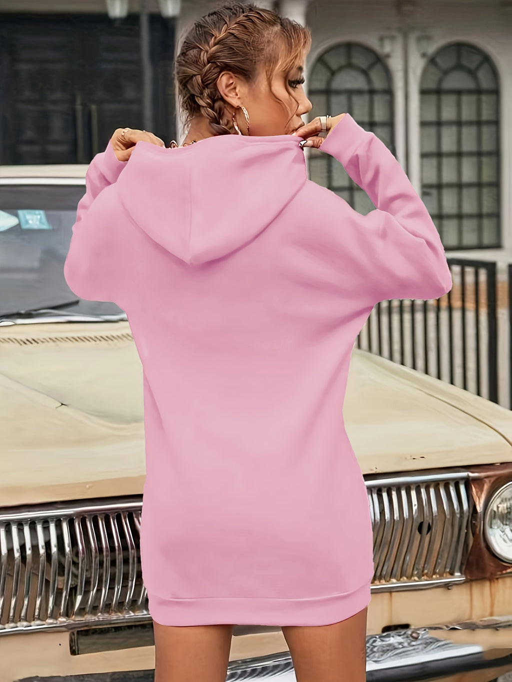 Women's Fashion Hat Shirt - Pink Color