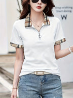 Women'S Fashion Casual Top - White