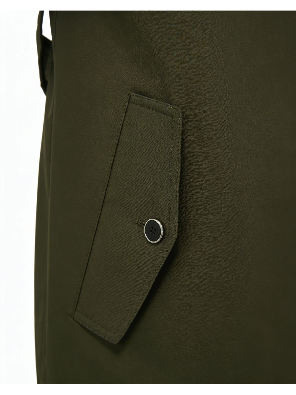 Men'S New Spring/Autumn Season Western Mature Stable Men'S Commute Fashion Trendy Meeting Solid Color Casual Durable Wear-Resistant Design Style Trench Coat Versatile Top Texture - fern green