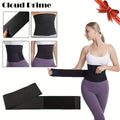 1pc Cloud Prime Women's Adjustable Waist Trainer Belt - 3/4/5m Length Tummy Control Corset with Buckle Closure, Compression for Posture &, & Workout Body Shaper (Black/ Purple)