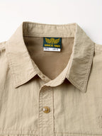 2025 Spring New Outdoor Fishing Long Sleeve Shirt Thin Multi-pocket Men's Workwear Shirt - Apricot
