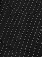 Early Spring/Autumn Value Two-Pack Thin Trendy Men's Long-Sleeve Striped Shirt, Versatile Fashion Casual Business High-End Outerwear Shirt - Black+Blue