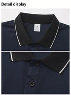 Golf Casual Sports Polo Shirt - Navy Color