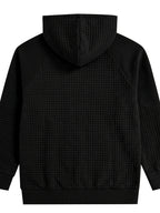 Maqiqi OBM Men's New Autumn/Winter Solid Color Warm and Comfortable Hooded Sweatshirt, Stylish and Versatile for Daily Casual, Work, Commuting, and Outdoor Activities - Black
