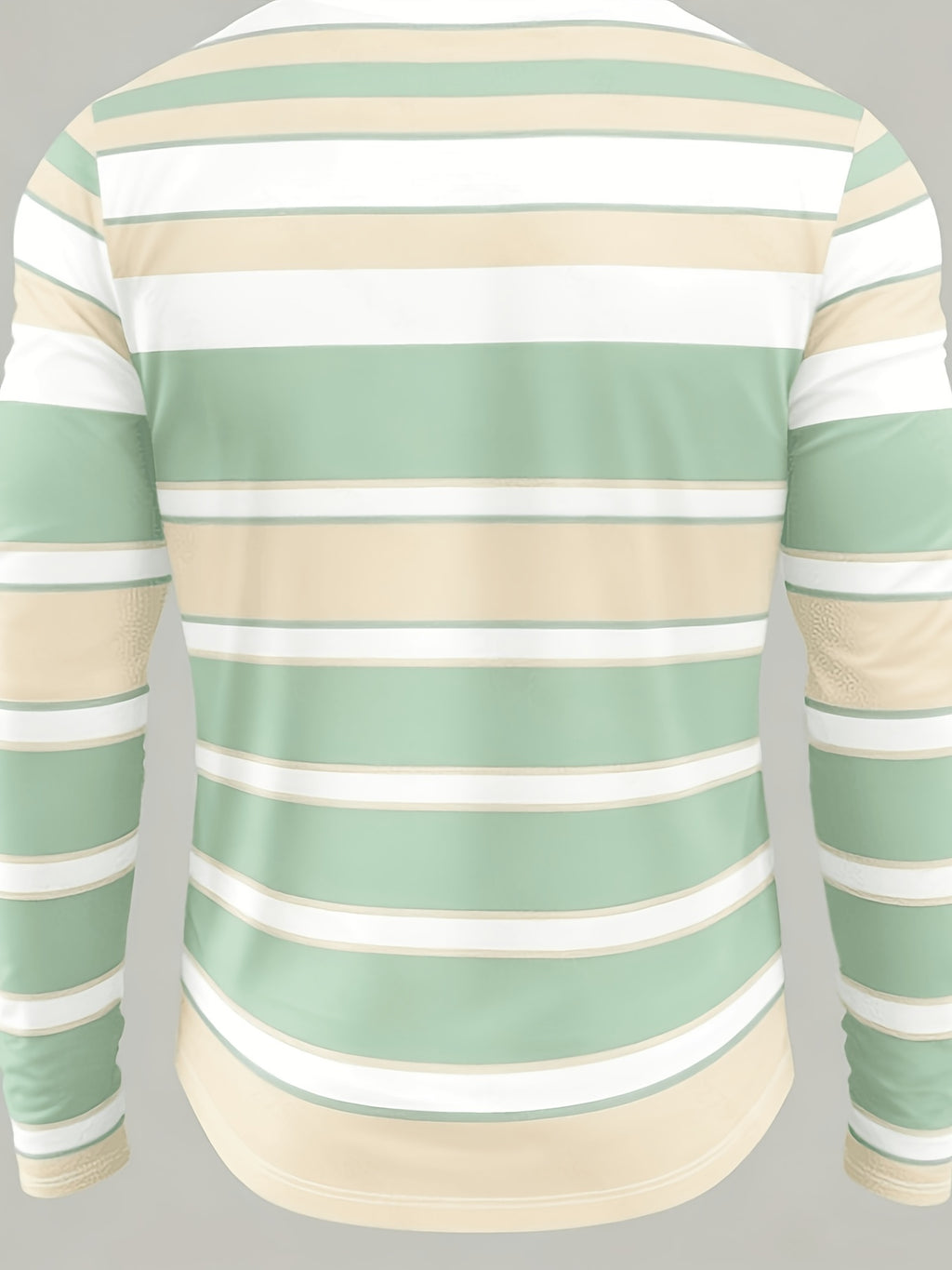 Men's Printed Long-sleeve T-shirt, Breathable and Comfortable, Suitable for Casual Sports - Mixed Color 2