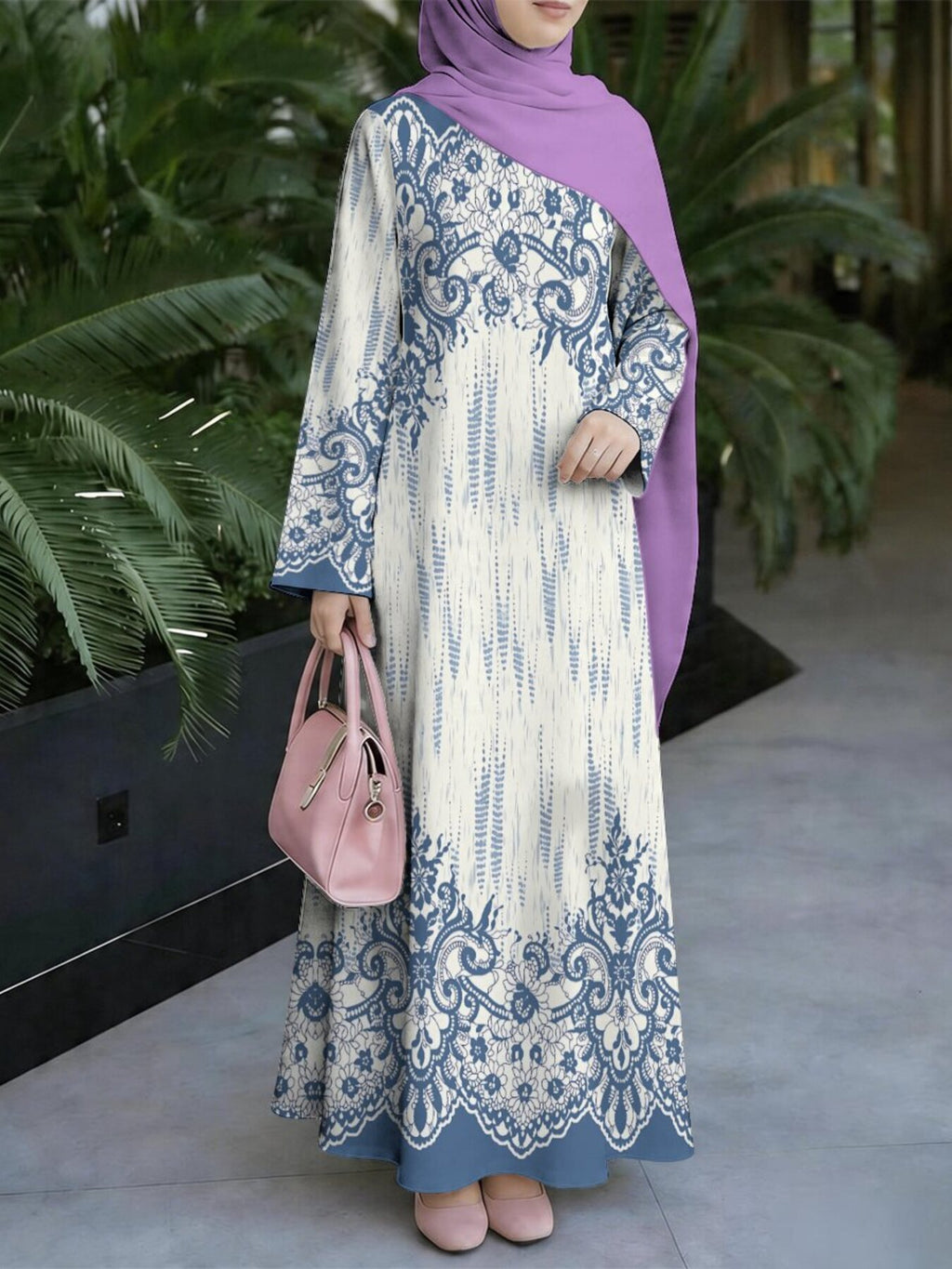 New Muslim Women'S Clothing Arrives, Women'S Dress, Classic Loose Fit, Middle Eastern Traditional Robe, Elegant Muslim Long Dress, Long Abaya, Restoring The Essence of Middle Eastern Traditional Robes, Suitable for Prayer, Commuting, And Parties - Mixed colors