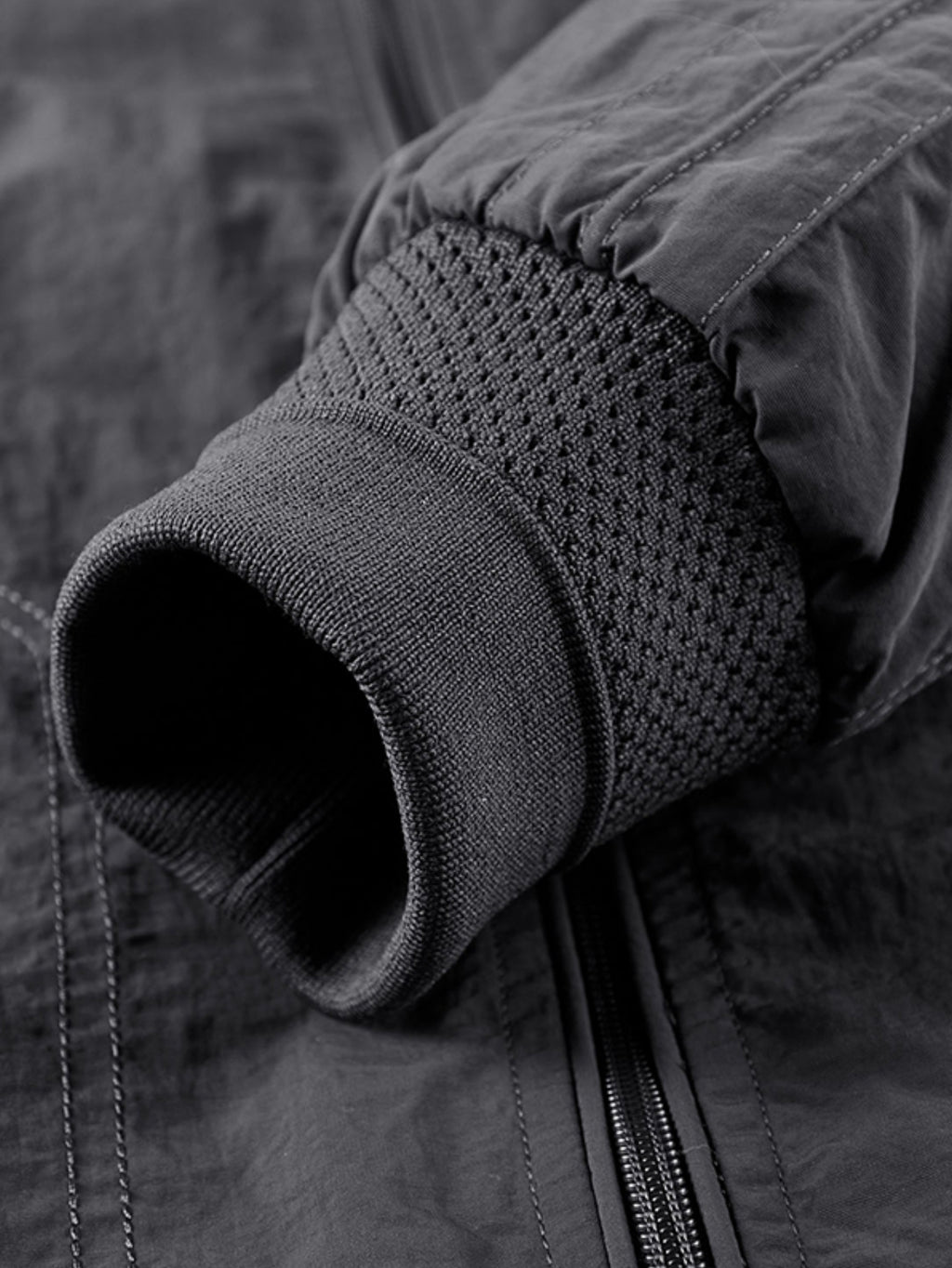New Spring/Autumn Business Jacket, Sporty Casual Outdoor Stand Collar Jacket for Men - Black