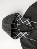 US Size Men'S Outdoor Hooded Jacket - Black