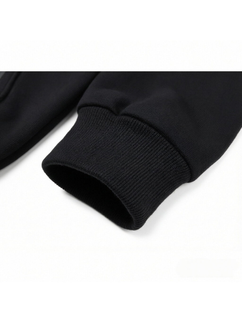 Western Fashion Letter Stripe Men'S Zipper Cardigan Hooded Sweatshirt ITALIA Easy Text Combination Print Zipper Pocket Drawstring Casual Athletic Jacket - Black