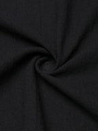 Men'S Summer Casual Short Sleeve Shirt, Outdoor Leisure Sports Print Lapel Comfortable Short Sleeve - Black