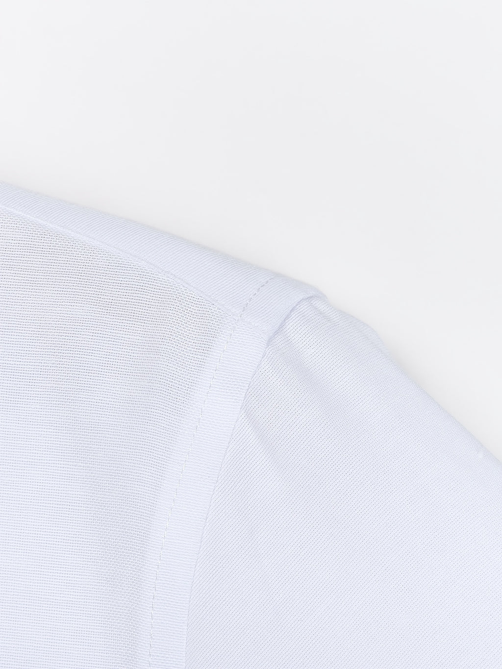 Men'S 60% Long Sleeve Solid Casual Sturdy Oxford Shirt - White