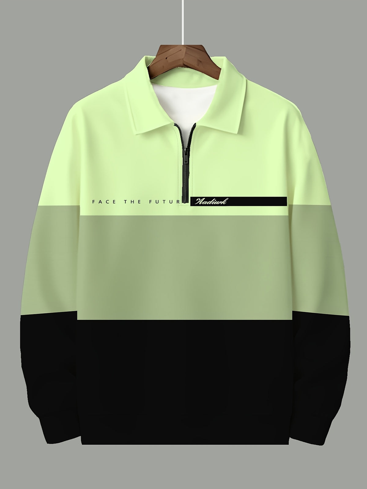Men's Fashion Half-Zip Sweatshirt, Casual Novelty Men's Sweatshirt, Essential Choice for Home and Leisure - Mixed Color 3
