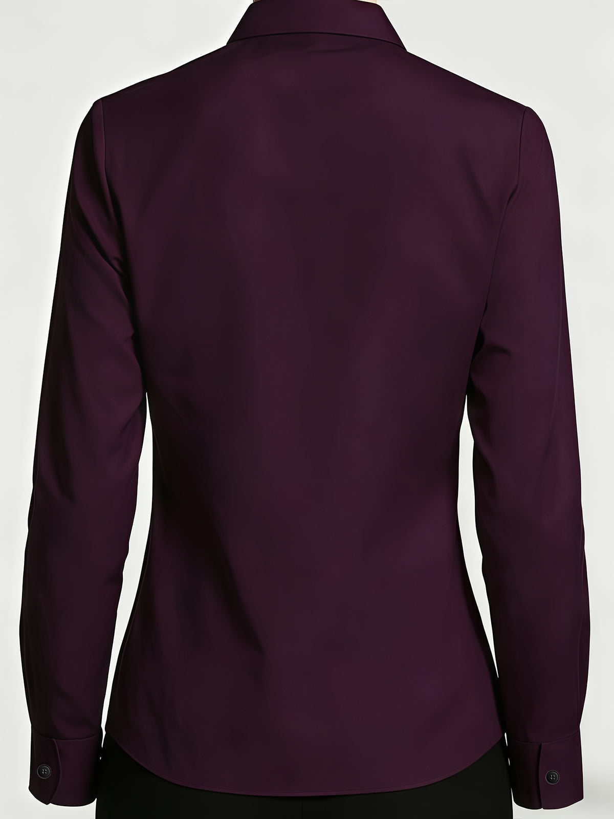 Small Floral Print, Exquisite and Elegant Versatile Top for Daily Office Wear, French-style Gentle and Soft Long-sleeve Women's Blouse for Commuting - Purple