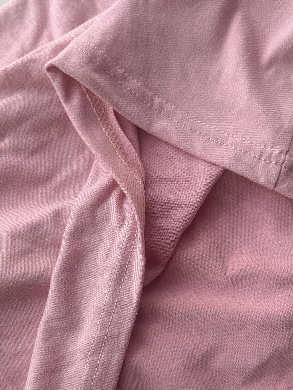 2Y707 M-2XL T-Shirt Women Crop Top Clothes Leisure Plus-Size T-Shirt Internet Basic Essentials Casual T-Shirt Versatile Celebrity Round Neck Men And Women Women Fashion Korean Style Ladies Oversized Large T-Shirt - Pink