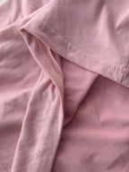 2Y707 M-2XL T-Shirt Women Crop Top Clothes Leisure Plus-Size T-Shirt Internet Basic Essentials Casual T-Shirt Versatile Celebrity Round Neck Men And Women Women Fashion Korean Style Ladies Oversized Large T-Shirt - Pink