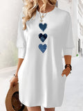 Women'S Fashion Dress - White