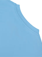 Men'S Ultra-Thin Performance Fitness T-Shirt with Bull Head Pattern, Suitable for Gym, Running, And Outdoor Activities, Breathable And Quick-Dry Round-Neck Sports Top - Sky Blue