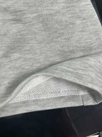 Japanese Style Printed Cargo Shorts 2Pcss Set, Loose Wide-Leg Bermuda Shorts with Leg-Smoothing Cut, Elastic Drawstring High-Waist Comfortable Fit, Soft Breathable Fabric Suitable for Street Outings, Campus Commute, And Home Walks - Gray + Gray