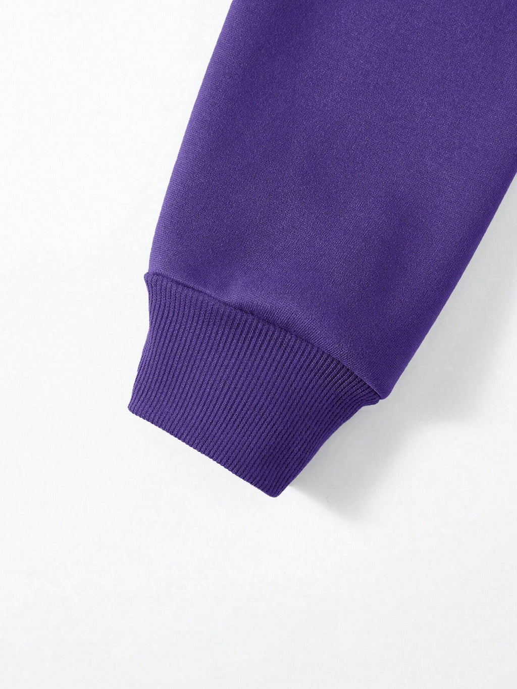 95% Polyester 5% Spandex, Men's Casual Pocket Zipper Drawstring Hooded Sweatshirt, Chest Placement Patch Embroidery, 240g Global All-Season Base Layer, Factory-Made for Men's Comfort, High Quality, High Fit Rate, Casual Sportswear - Purple