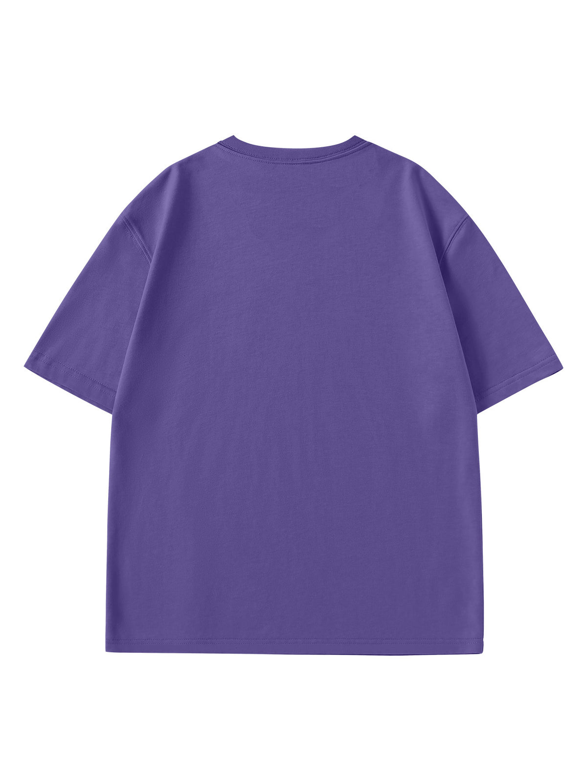 Paul Frank Summer Men's Pure Cotton Street Style Refreshing Pullover Short-Sleeve T-Shirt - Purple