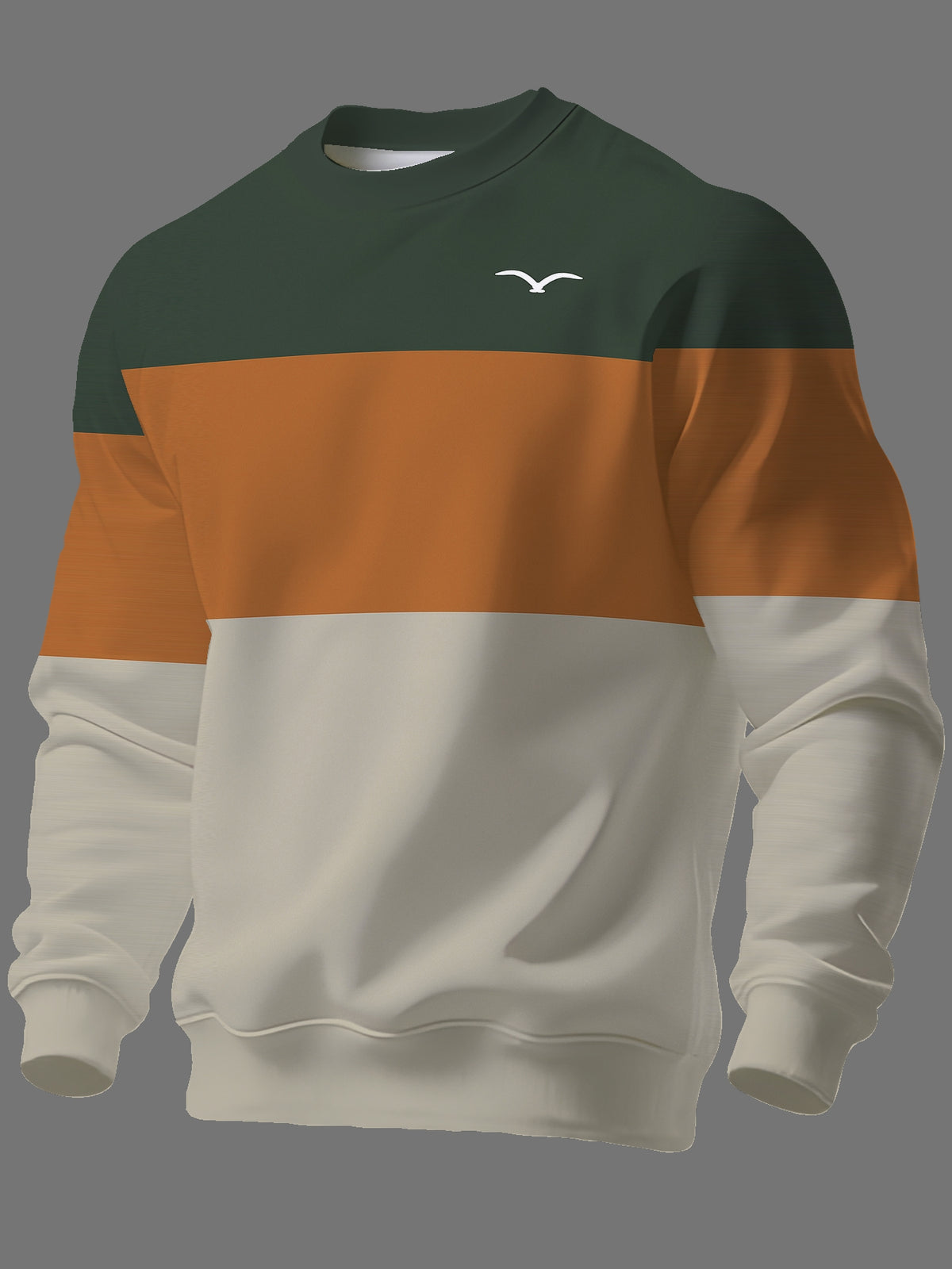 Crewneck Sweatshirt, Trendy Brand, Men's Long Sleeve Crewneck Sweatshirt for Fall/Winter 2026, All Seasons, Teens, Casual, Slim Fit, Short Sleeve, High Waist, Cropped, Floral, Crew Neck, Daily, Comfortable, Black, Pocket, Fashion, Classic, Vintage - Mixed colors