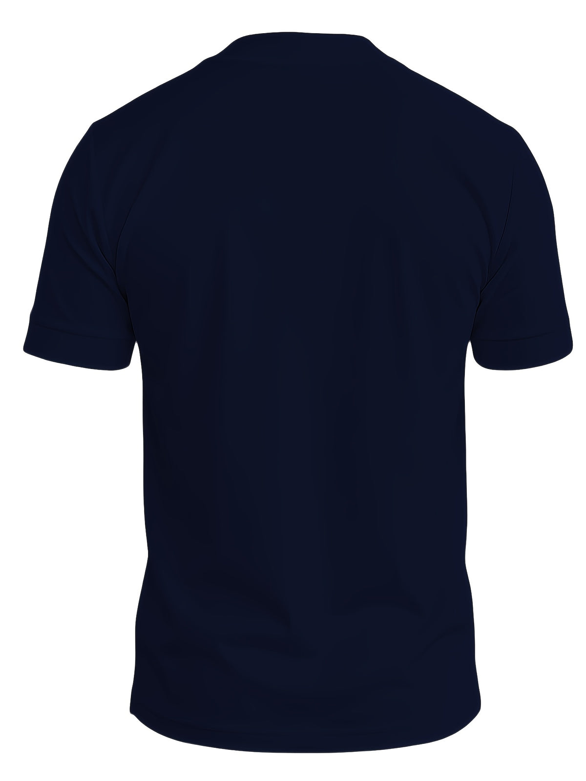 A 2026 New Style Men'S Summer Casual Sports V-Neck T-Shirt, Featuring a Street Fashion V-Neck Design, a Lightweight And Breathable Training Shirt for Exercise And Fitness, Suitable As a Base Layer for Daily Wear - Navy Color