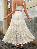 Lace Skirt 08-5 - Apricot