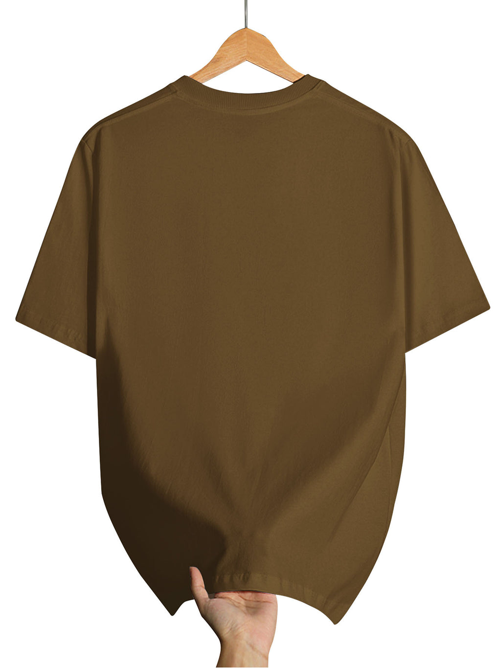 New Cotton Casual Men's T-Shirt Jeep Mountain Logo Graphic Tee Summer Outdoor Gift for Boyfriend Husband Father - Dark Brown