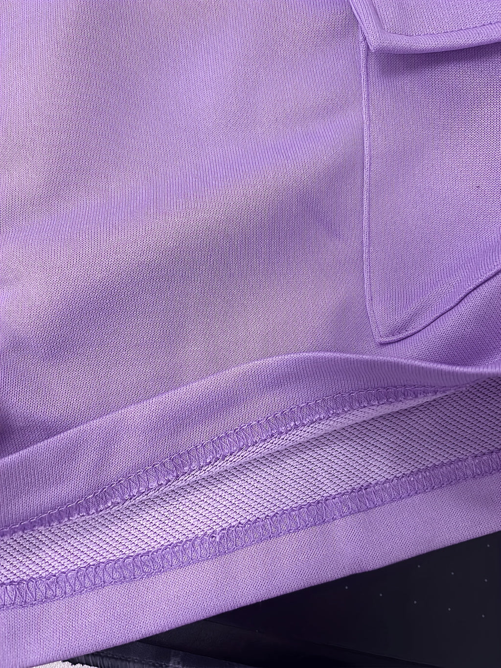 Small-label Faux Embroidery Print Simple and Stylish Workwear Shorts, Sweet and Edgy Spicy Style, High-waisted Mid-length Pants with Multiple Pockets - Purple