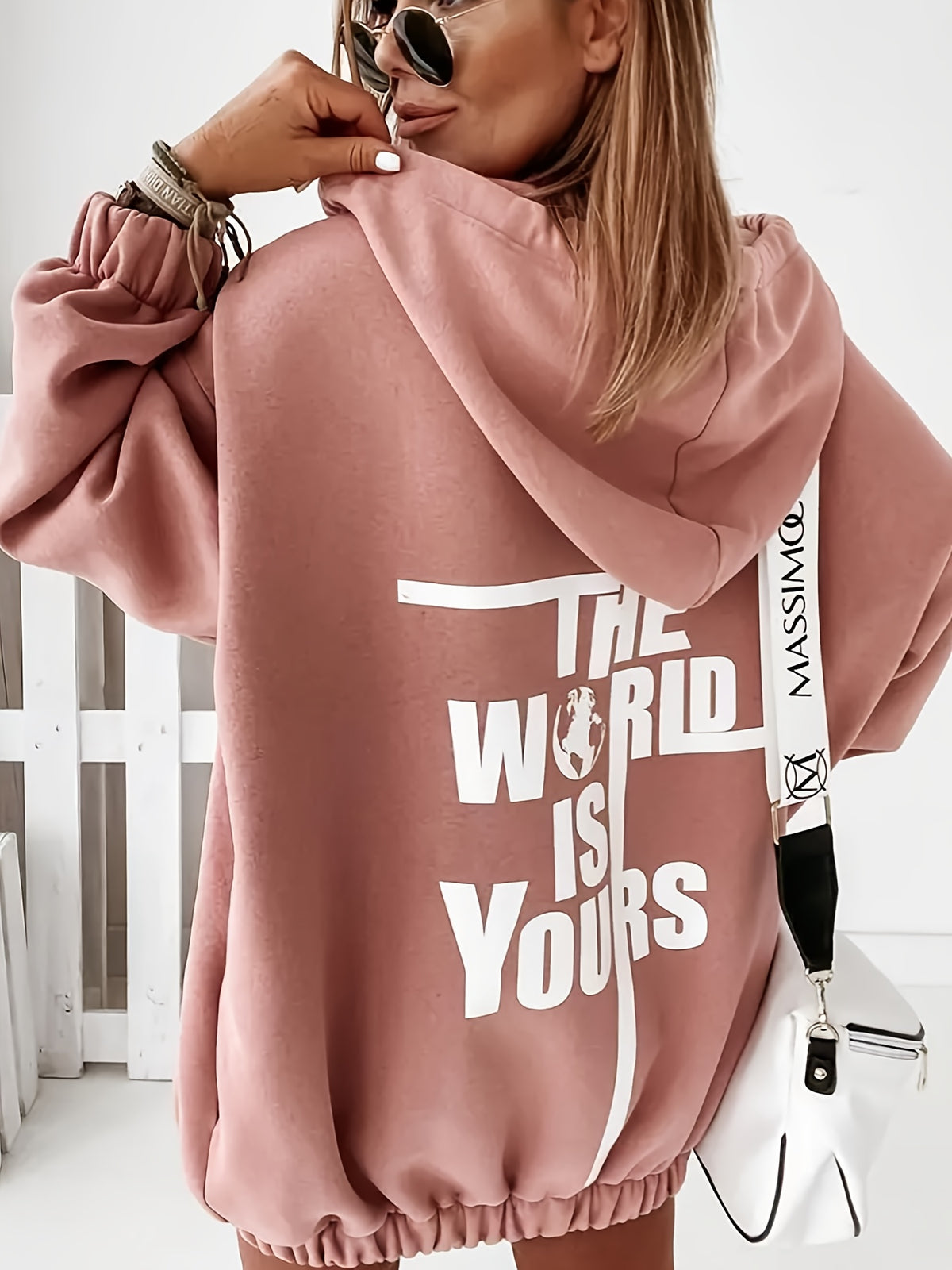 Base Layer Women's Fashion Women's Fashion Hoodie Women's Fashion Hoodie Women's Fashion Sweatshirt Sweatshirt Jacket Women's Outerwear Hooded Drawstring with Pockets Printed Sweatshirt Hoodie Autumn/Winter Style Niannian - Pink Color