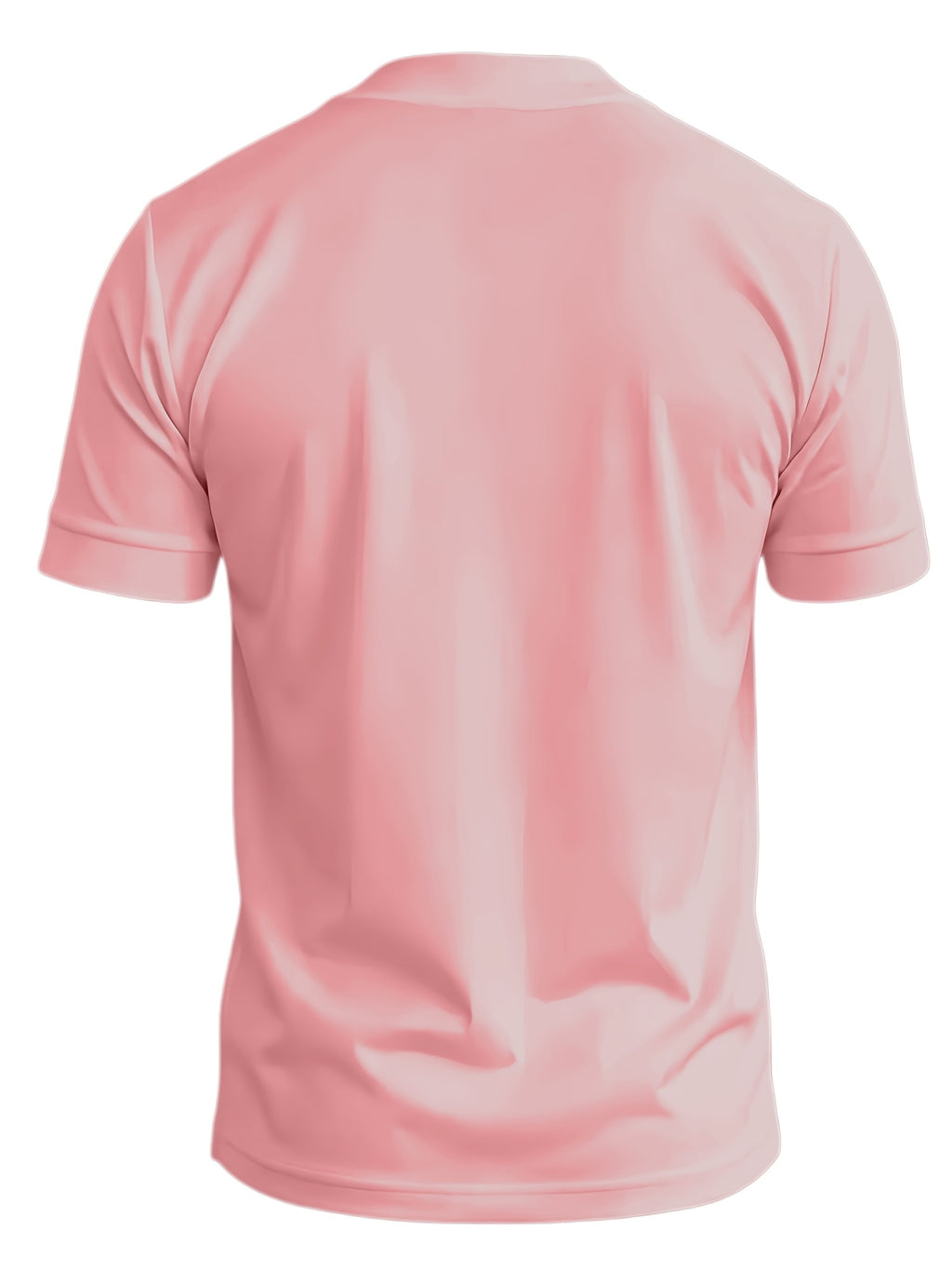 A 2026 New Style Men'S Summer Casual Sports V-Neck T-Shirt, Featuring a Street Fashion V-Neck Design, a Lightweight And Breathable Training Shirt for Exercise And Fitness, Suitable As a Base Layer for Daily Wear - Pink