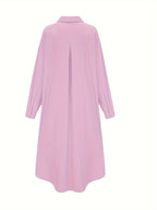 Stylish Women'S Clothing, Multi-Style Shirts, Long Tops - Pink