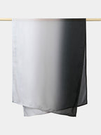 Lightweight, Breathable, And Skin-Friendly with a Soft Gradient Design; Suitable As a Headscarf Or Shawl. A Stylish Yet Modest Choice for Women for Various Occasions - from Prayer And Daily Outings to Social Gatherings - 1# Black+White