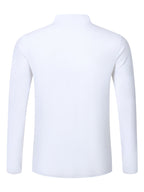 Men'S Fashion Autumn New Long Sleeve Shirt Loose Casual Solid Color Individualistic Shirt, New Season - White