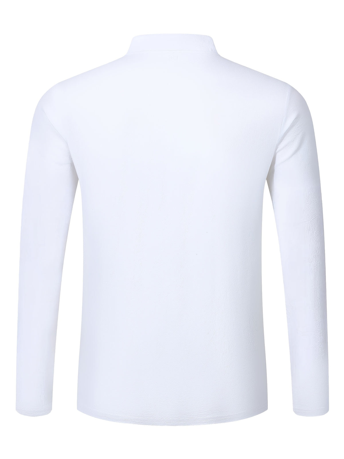 Men'S Fashion Autumn New Long Sleeve Shirt Loose Casual Solid Color Individualistic Shirt, New Season - White
