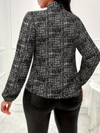 Elegant and Fashionable Women's Shirt - Black
