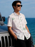 Hawaiian Style Short-Sleeve Shirt, New Summer Collection for Men, Youthful and Fashionable Casual Wear, Cool Design Top, Full Digital Print - DXCSE43