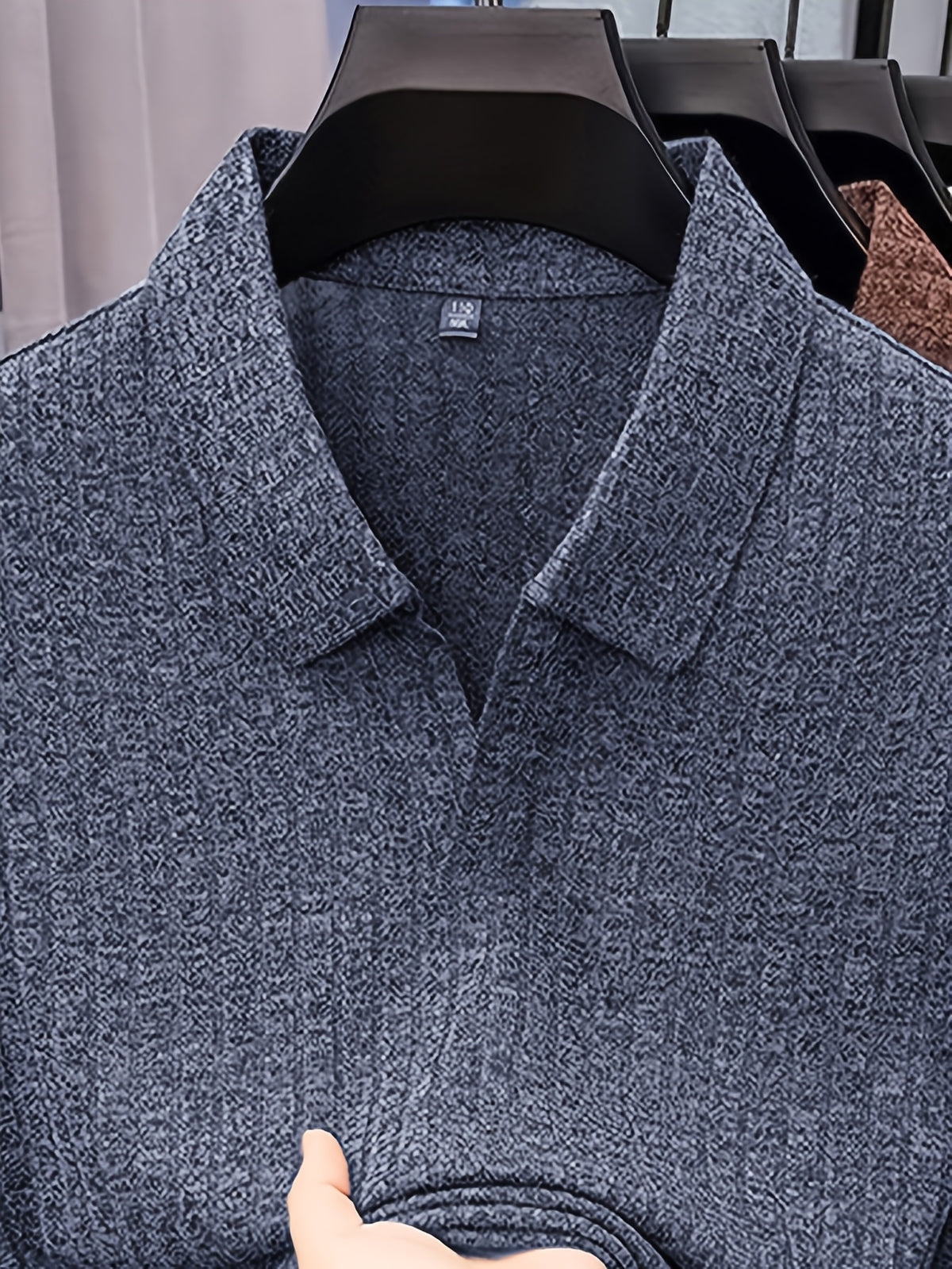 Men's Summer Lapel Polo Shirt, Slim Fit Straight Cut, Highly Forgiving Fit, Sculpts Waist and Abdominal Lines, Clean and Crisp Upper Body; Suitable for Various Occasions Including Daily Casual, Light Business Commuting, and Outdoor Outings - SINBOS - Shangqing