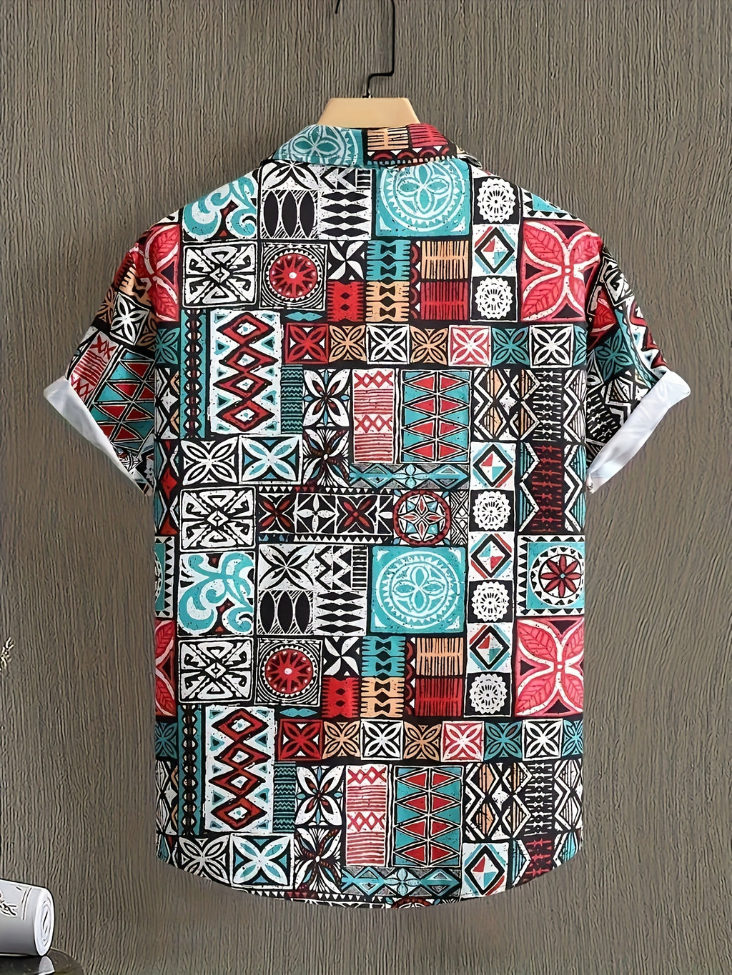 Men'S Casual Loose Fashion Shirt (No Additions) - Mixed colors