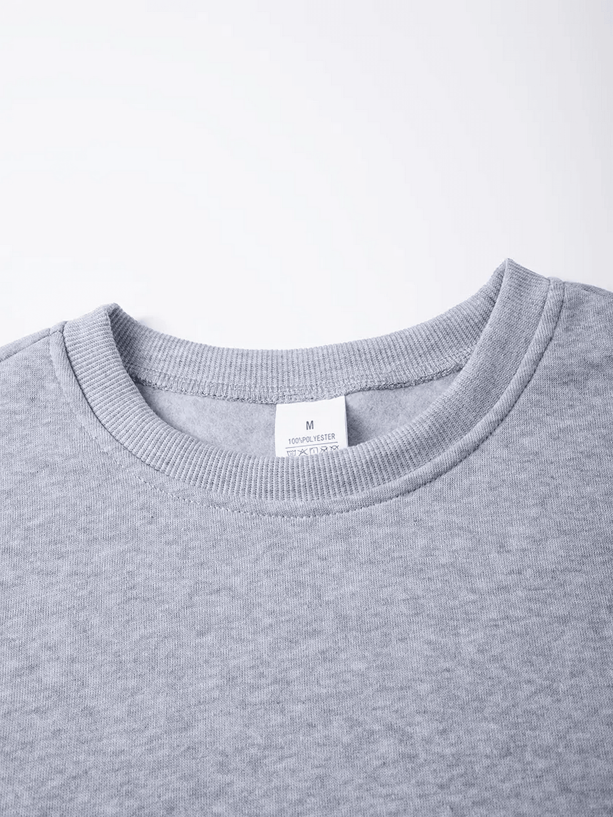 Men's Casual Style, Men's Crewneck Sweatshirt, Boston Black And Golden Property Of Print, Polyester Fiber, Suitable for Men Daily Wear And Sports Scenes - Grey