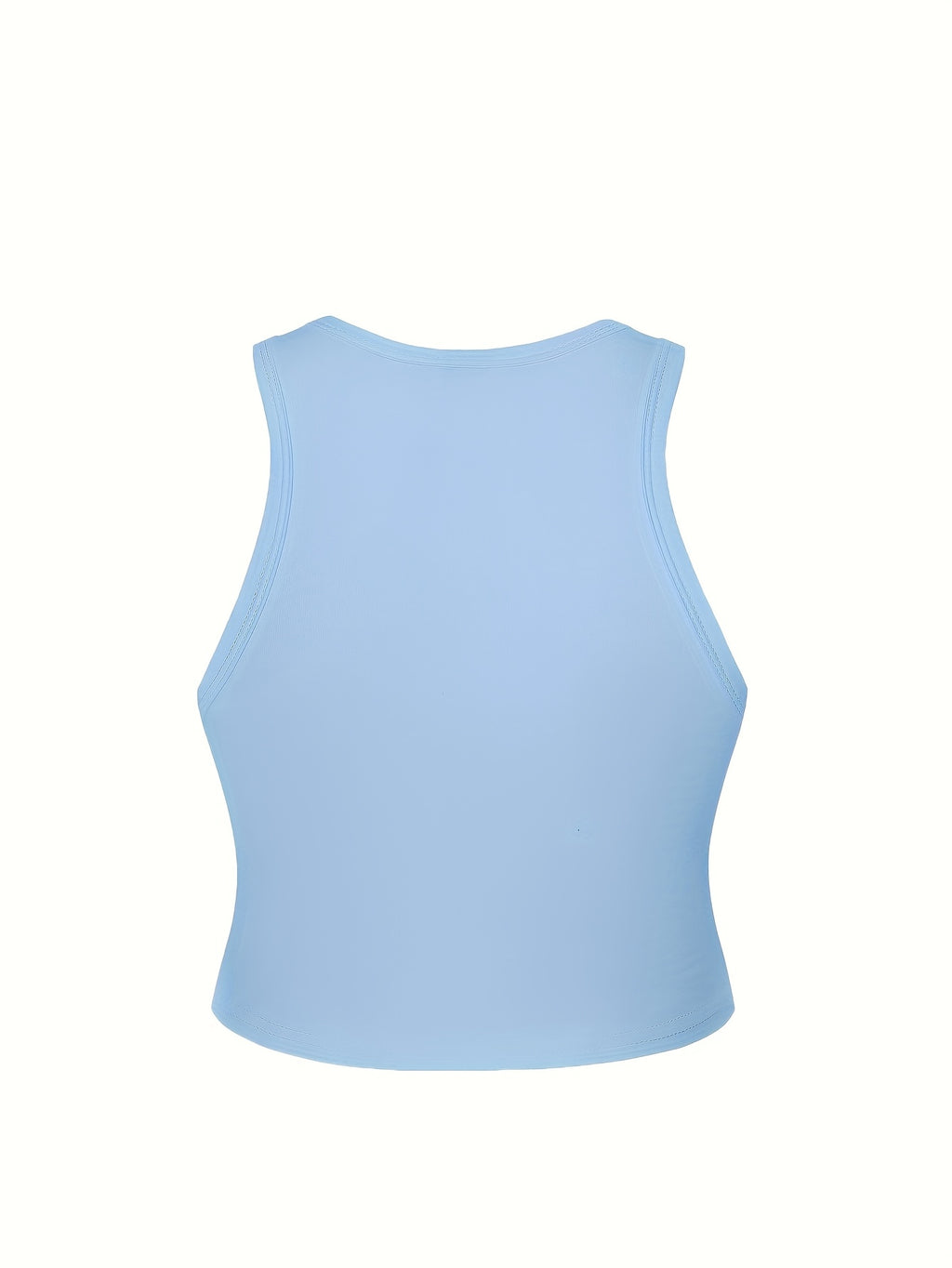 Women's Y2K Elegant Fashion Autumn/Summer Round Neck Tank Top, Cherry Print, Soft Fabric, Machine Washable Comfortable Knitwear, Trendy All-Season Street Style, Popular Loose-Fit Comfortable Multi-Color Option, Breathable Trendy Casual Top - Sky Blue 2