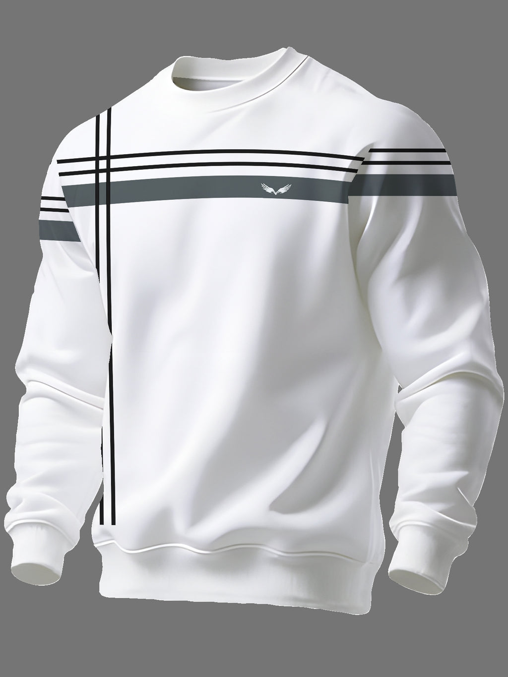 Round Neck Sweatshirt Trendy Brand Hot Style Men'S Long Sleeve 2026 Autumn Winter Men'S Round Neck Sweatshirt - Mixed colors