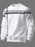 Round Neck Sweatshirt Trendy Brand Hot Style Men'S Long Sleeve 2026 Autumn Winter Men'S Round Neck Sweatshirt - Mixed colors